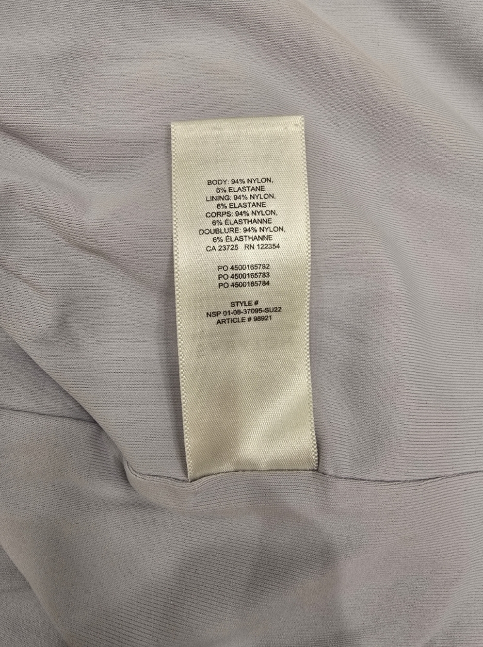 Aritzia Babaton Racer Dress Cement Blue M - Picture 4 of 9
